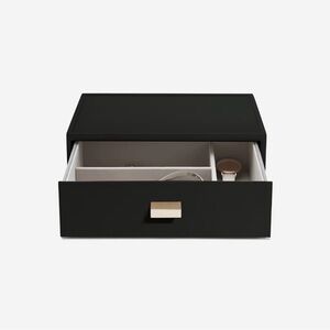 STACKERS Jewelry Classic Box Collection Deep Accessory Drawer Anti Tarnish Black